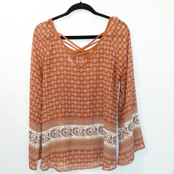 Sweet Journey chiffon tunic - Picture 2 of 4